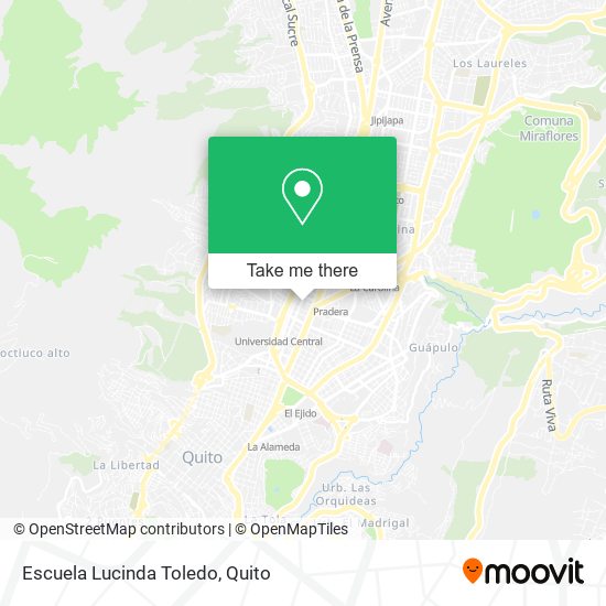 Mapa de Escuela Lucinda Toledo