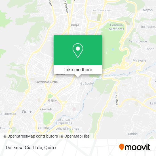 Dalexisa Cia Ltda map