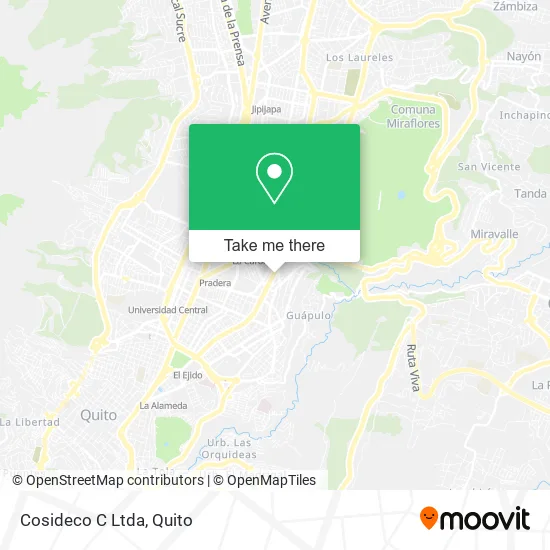 Mapa de Cosideco C Ltda