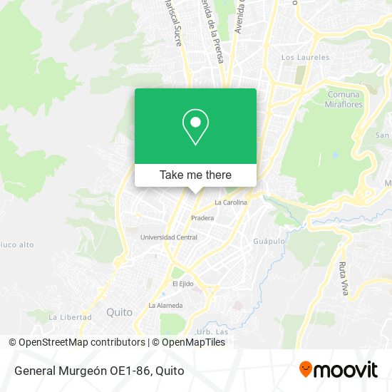 General Murgeón OE1-86 map