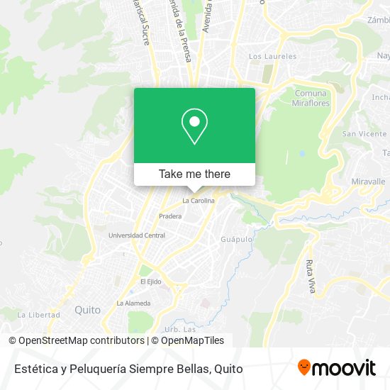 Estética y Peluquería Siempre Bellas map
