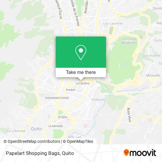 Papelart Shopping Bags map