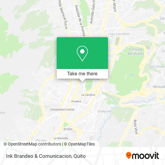 Mapa de Ink Brandeo & Comunicacion