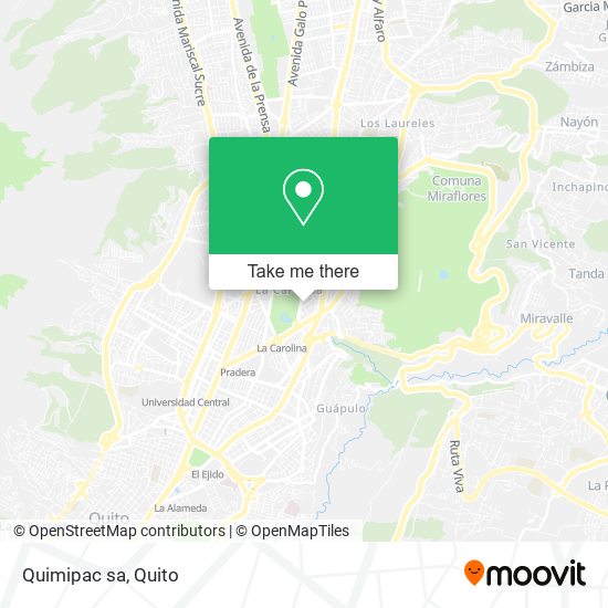 Quimipac sa map