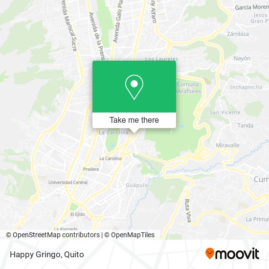 Happy Gringo map