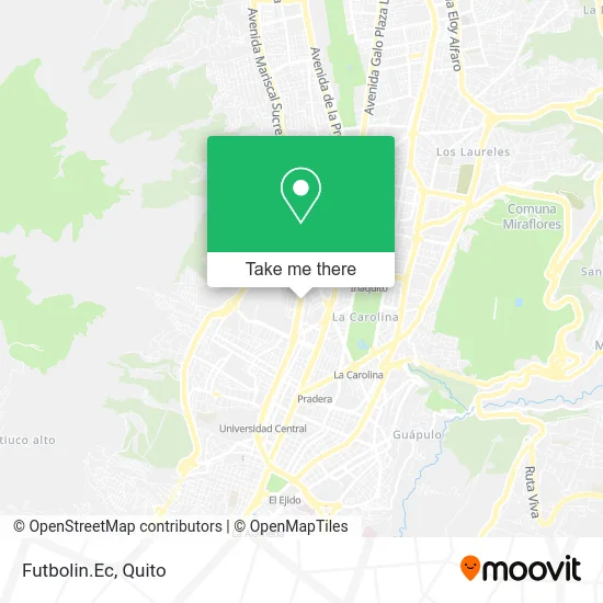 Futbolin.Ec map