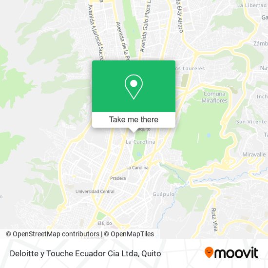 Deloitte y Touche Ecuador Cia Ltda map