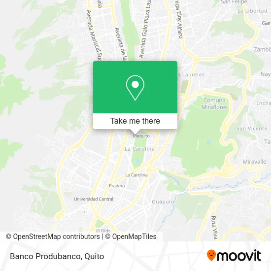 Banco Produbanco map