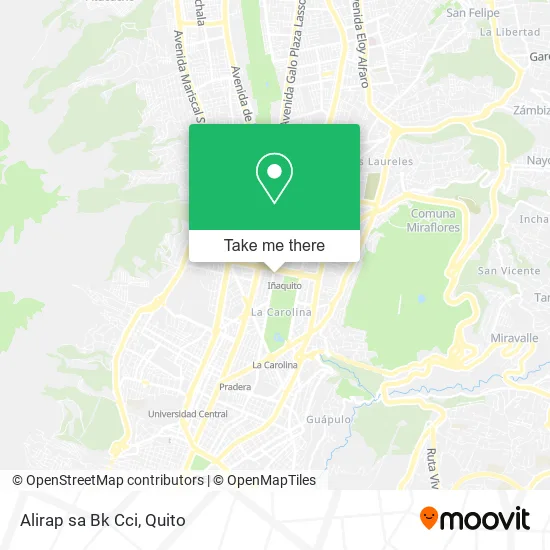 Alirap sa Bk Cci map