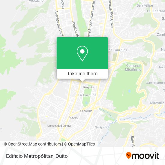 Edificio Metropólitan map