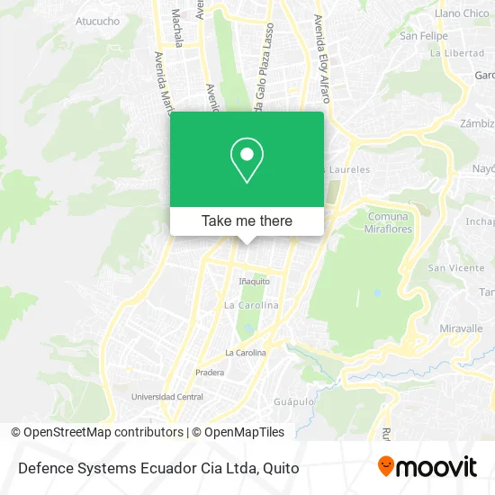 Defence Systems Ecuador Cia Ltda map