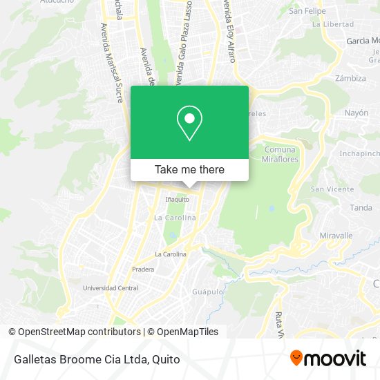 Galletas Broome Cia Ltda map