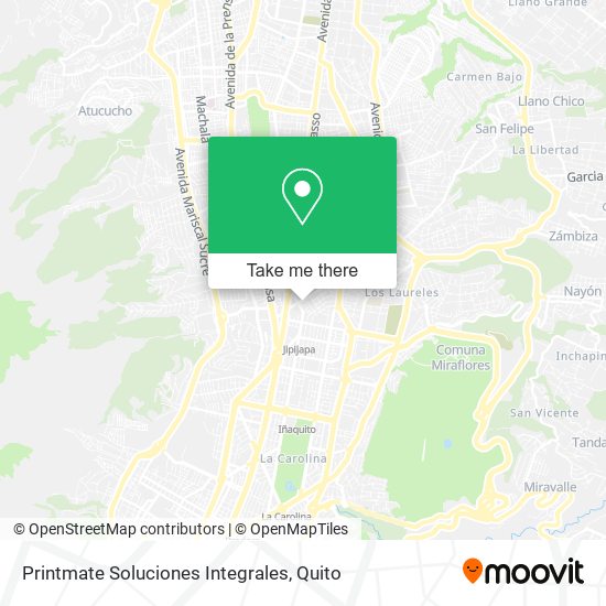 Printmate Soluciones Integrales map