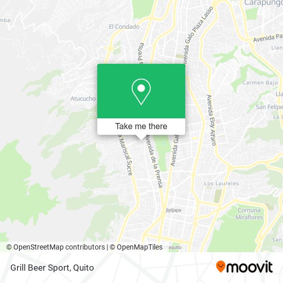 Grill Beer Sport map