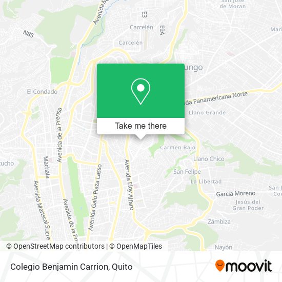 Colegio Benjamin Carrion map