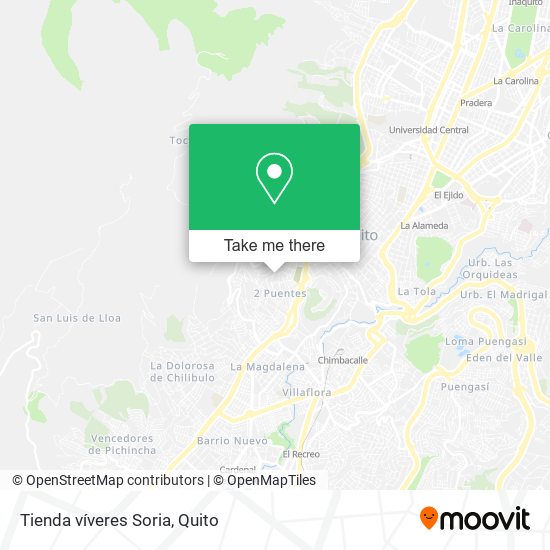 Tienda víveres Soria map