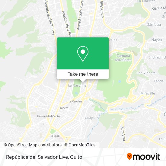 República del Salvador Live map