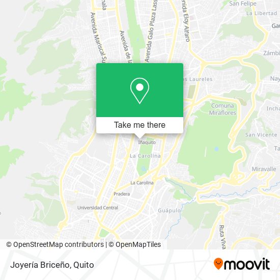 Joyería Briceño map