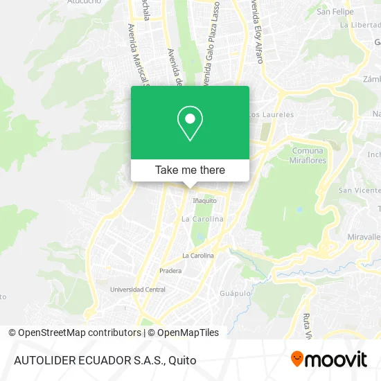 AUTOLIDER ECUADOR S.A.S. map