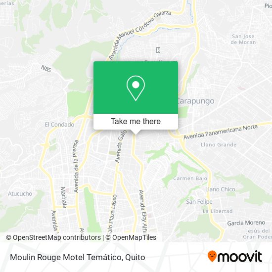 Mapa de Moulin Rouge Motel Temático