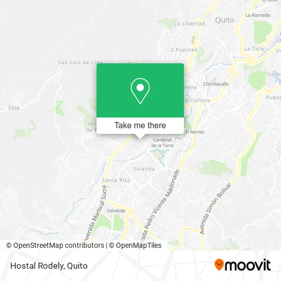 Hostal Rodely map