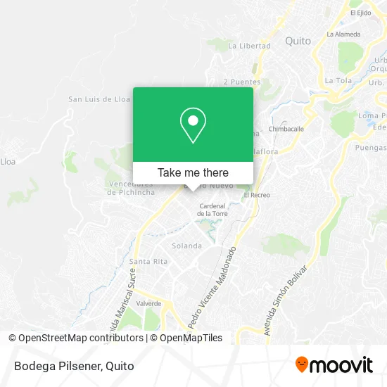 Mapa de Bodega Pilsener