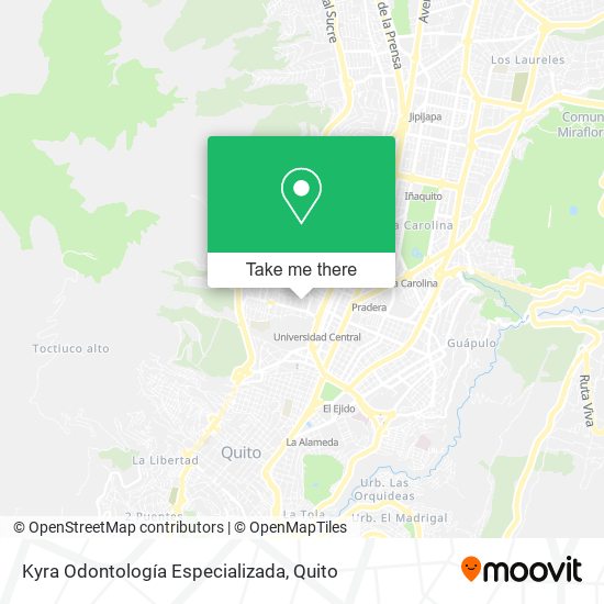 Kyra Odontología Especializada map