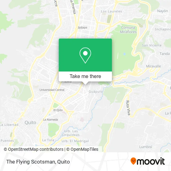 The Flying Scotsman map