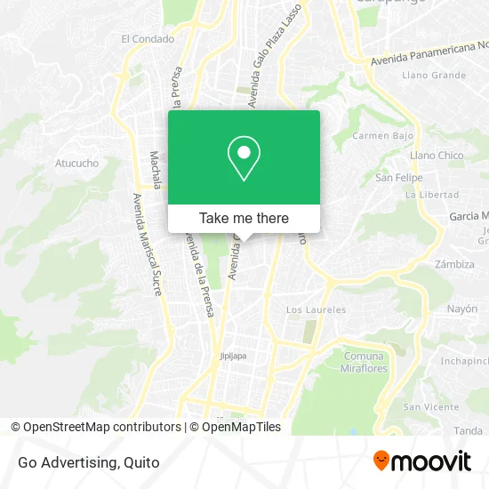 Go Advertising map