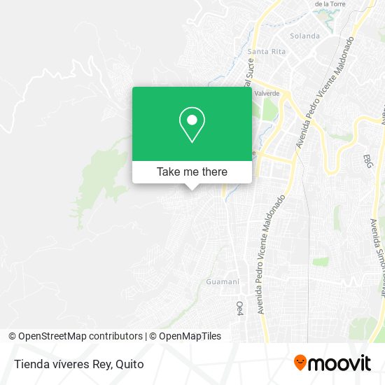 Mapa de Tienda víveres Rey