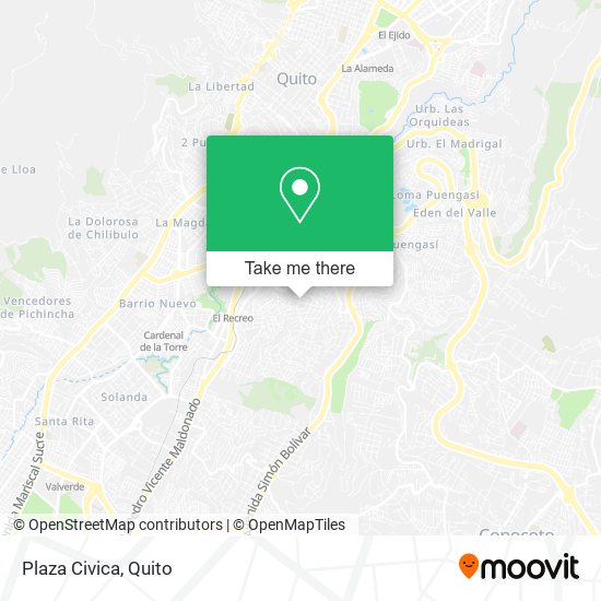 Mapa de Plaza Civica
