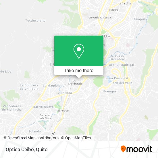 Mapa de Óptica Ceibo