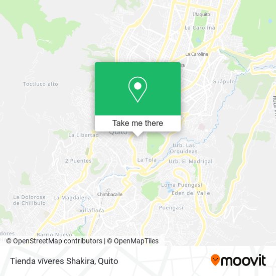 Tienda víveres Shakira map
