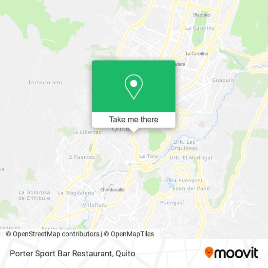 Porter Sport Bar Restaurant map