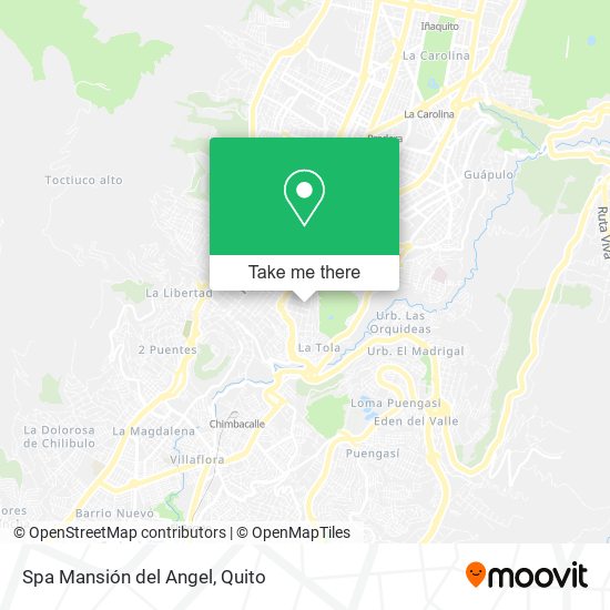 Mapa de Spa Mansión del Angel