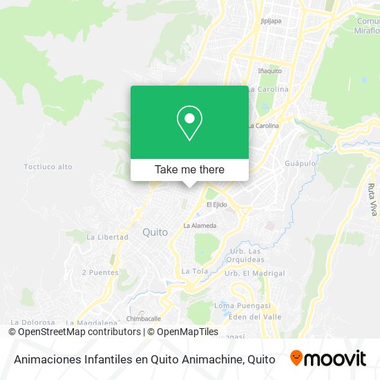 Animaciones Infantiles en Quito Animachine map