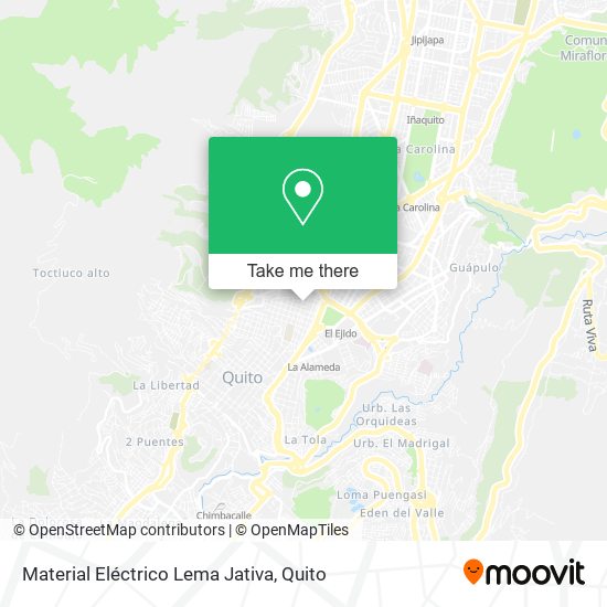 Mapa de Material Eléctrico Lema Jativa