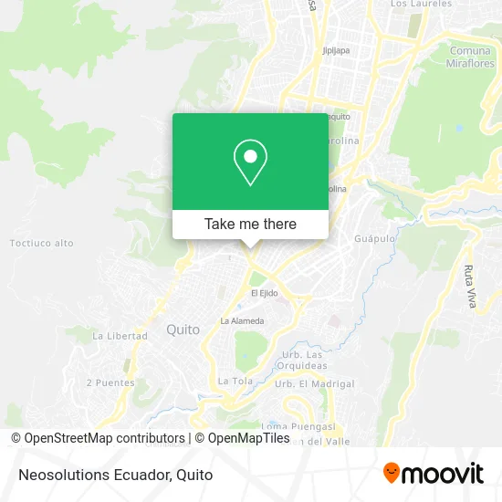Neosolutions Ecuador map
