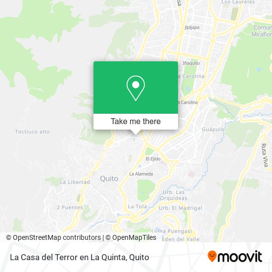 La Casa del Terror en La Quinta map