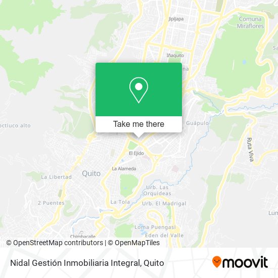 Mapa de Nidal Gestión Inmobiliaria Integral