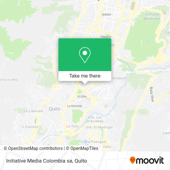 Initiative Media Colombia sa map