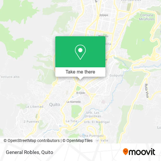 General Robles map