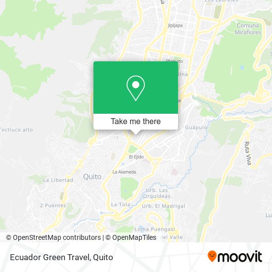 Mapa de Ecuador Green Travel