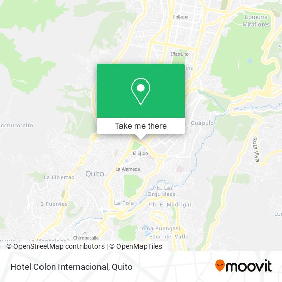 Hotel Colon Internacional map