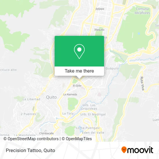 Precision Tattoo map