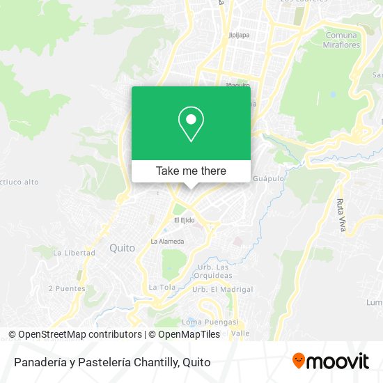 Panadería y Pastelería Chantilly map