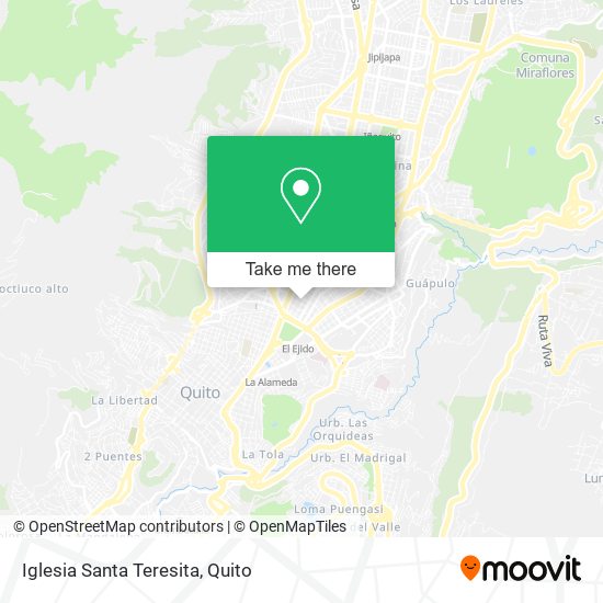 Mapa de Iglesia Santa Teresita