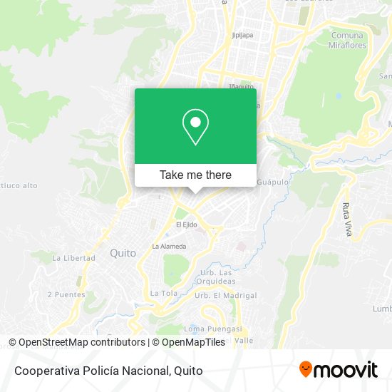 Cooperativa Policía Nacional map