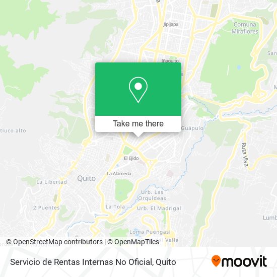 Mapa de Servicio de Rentas Internas No Oficial