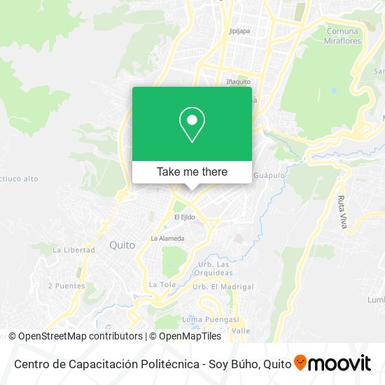 Mapa de Centro de Capacitación Politécnica - Soy Búho